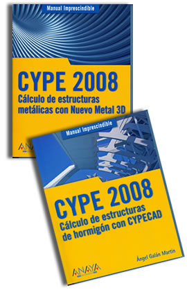 Nuevo libro de la colección “Manuales imprescindibles” de Anaya Multimedia dedicado al programa Nuevo Metal 3D de CYPE Ingenieros