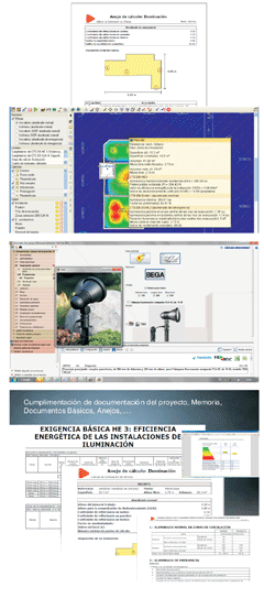 Datos fotométricos en CYPECAD MEP